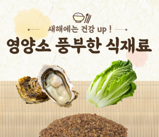 영양소 풍부한 제철 식재료