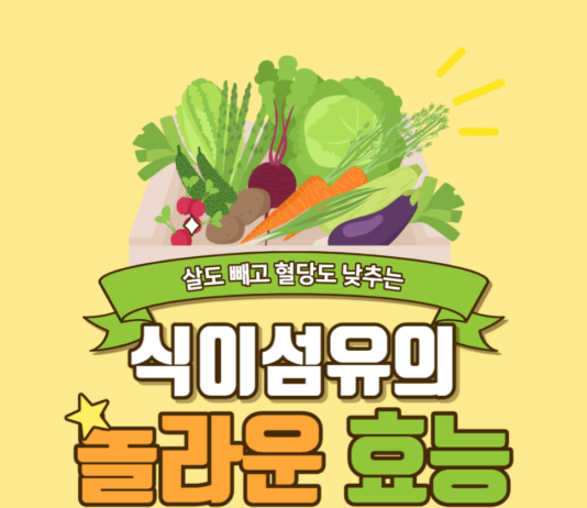 살도 빼고 혈당도 낮추는 식이섬유의 놀라운 효능